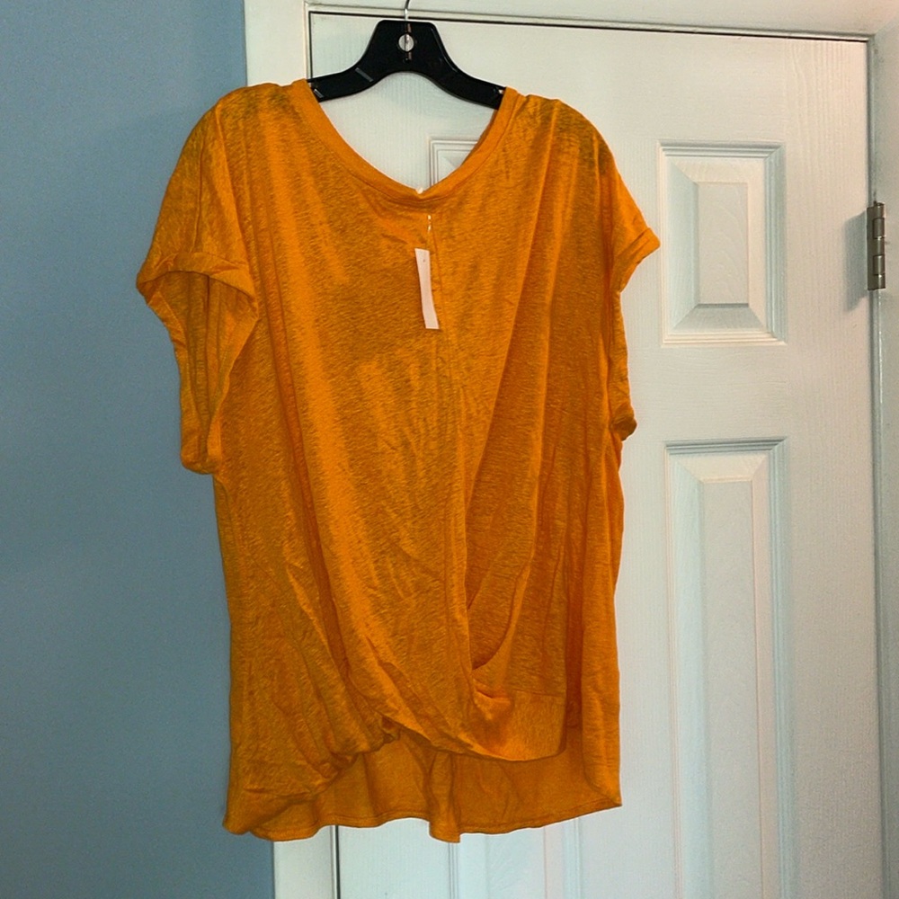 Loft - Lou & Grey orange t-shirt.  Size XXL. Brand new with tags.